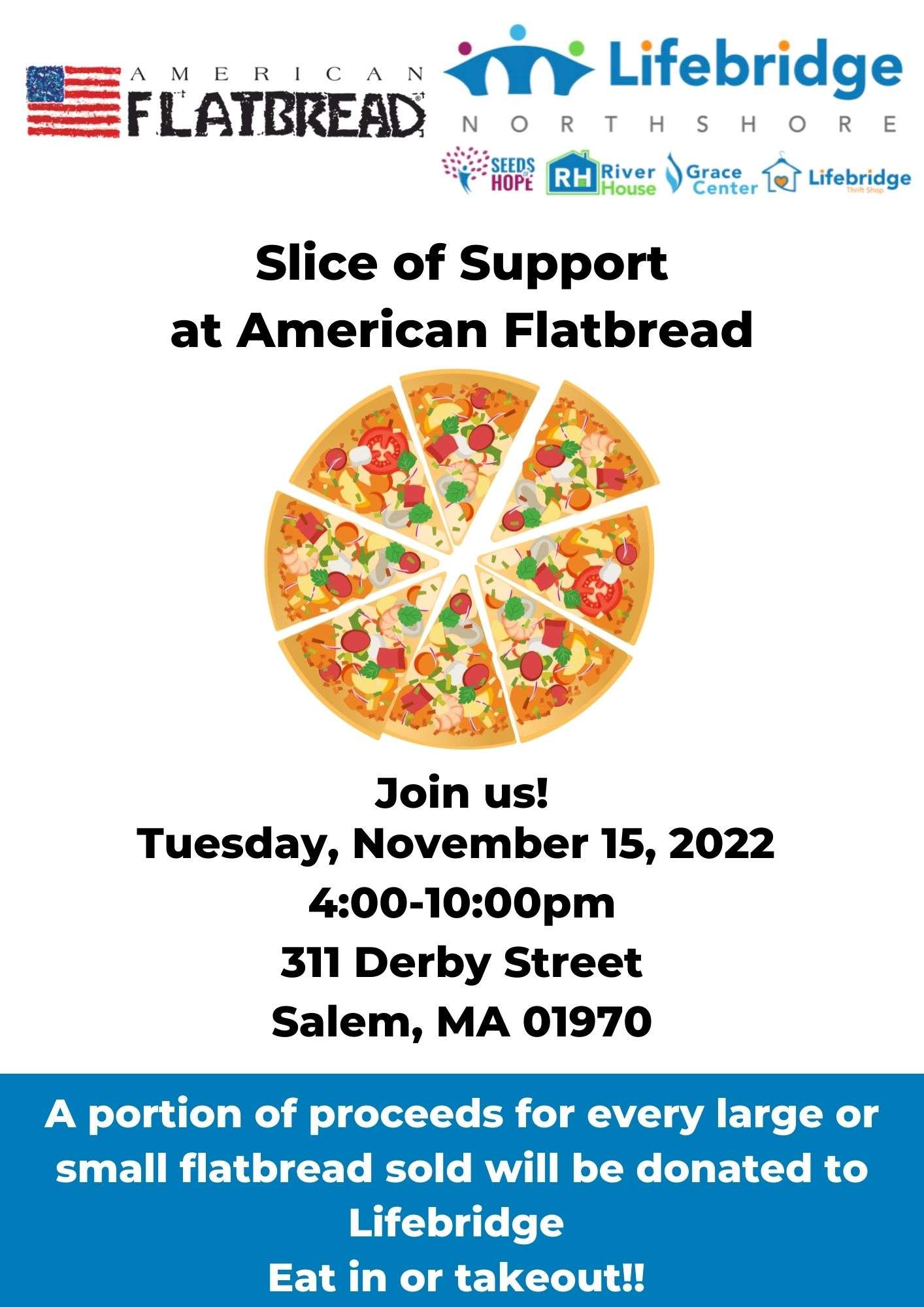 Slice of Support at American Flatbread – November 15, 2022