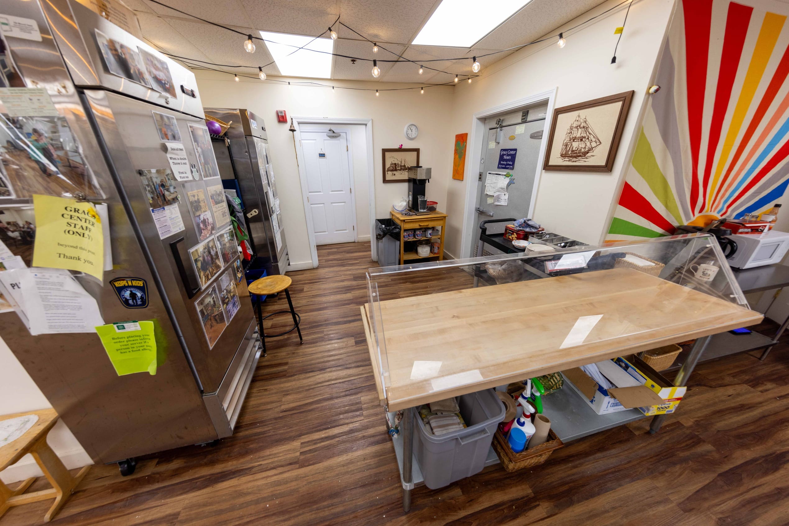 Interior of the Grace Center in Massachusetts