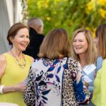 Guests mingle at Breaking Bread, Building Hope