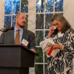 Honoree Karen Andrew tears up at Breaking Bread, Building Hope